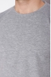 Футболка однотонная 134P004 светло-серый меланж