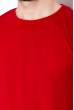 Футболка однотонная 134P004 красный