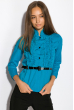 Блуза женская подросток 120P031 голубой