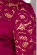 Платье женское с элементами кружева 95P3091 фуксия