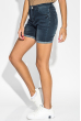 Шорты женские джинс с подворотами 915K004-1 темно-серый