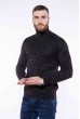 Кофта с воротом на молнии 609F66 грифельный