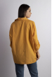 Рубашка женская горчичная 632F022-4 горчичный