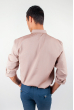 Рубашка мужская с длинным рукавом, воротник на пуговице №208F004 светло-бежевый