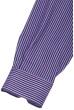 Рубашка мужская (батал) в мелкую полоску, с длинным рукавом 50PD21447-1 фиолетово-сиреневый