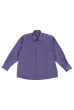 Рубашка мужская (батал) в мелкую полоску, с длинным рукавом 50PD21447-1 фиолетово-сиреневый
