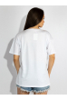 Футболка oversize женская 85F082-3 белая белый