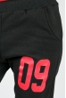 Брюки спортивные на флисе 398F001-2 черный
