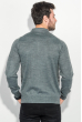 Пуловер мужской в полоску 50PD394 серо-фиолетовый