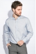 Рубашка классическая светлая 333F013 индиго