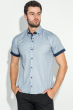 Рубашка мужская двухцветная полоска 50P2130-1 светло-серый