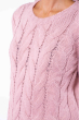 Свитер вязанный 32P3704-1 розовый