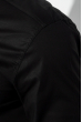 Рубашка мужская однотонная, с декором на груди 50PD0011-1 черный