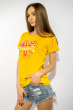 Стильная женская футболка 85F283 желтый