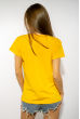 Стильная женская футболка 85F283 желтый