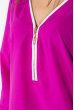 Блузка женская, на змейке  81P0042 фиолетовый