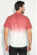 Рубашка мужская градиент 50P022 бордово-белый