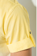 Рубашка мужская градиент 50P022 желто-белый