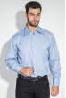 Рубашка мужская мелкий, светлый принт 50PD0035 синий