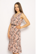 Платье с цветочным принтом 220PELK701 розовый
