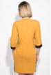 Платье женское с задекорированным боковым вырезом 64PD233-3 темно-желтый