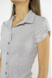 Рубашка женская 118P373 бело-серый