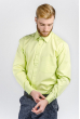 Рубашка мужская салатовая Fra №870-3 салатовый