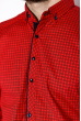 Рубашка мужская 129P056 красно-черный