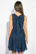 Платье женское воздушный силуэт 964K004 темно-синий