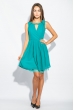 Платье женское воздушный силуэт 964K004 темно-бирюзовый