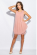 Платье женское повседневное, легкое 964K006 розово-бежевый