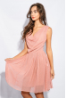 Платье женское летнее, воздушное 964K007 бежево-розовый