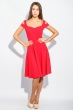 Платье женское воздушный силуэт 964K012 красный