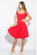 Платье женское воздушный силуэт 964K012 красный