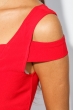 Платье женское воздушный силуэт 964K012 красный
