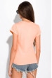 Модная женская футболка 155P006 персиковый