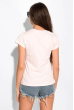 Модная женская футболка 155P006 бледно-розовый