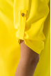 Блузка женская, шифоновая 81P0112 желтый