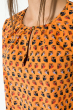 Блузка женская, шифоновая 81P0112 оранж-беж