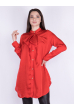 Платье-блуза красное 265P8331-1 красный