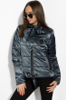 Демисезонная женская куртка 120PST021 темно-синий