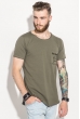 Футболка мужская с карманом 272F044-6 хаки