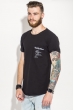 Футболка мужская с карманом 272F044-6 черный