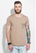Футболка мужская с карманом 272F044-6 бежевый