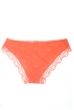 Трусы женские 107P5745 с легким кружевом персиковый Трусы женские 107P5745 с легким кружевом персиковый
