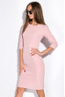 Элегантное платье с рукавом 3/4 120PN18036 розовый