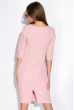 Элегантное платье с рукавом 3/4 120PN18036 розовый