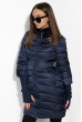 Пальто женское с митенками 120PSKL2101 темно-синий