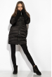 Пальто женское с митенками 120PSKL2101 черный