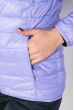 Куртка женская однотонная модель 191V003 сиреневый